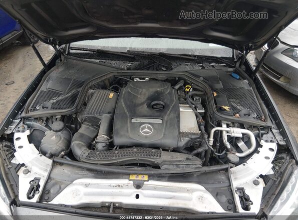 55SWF4KB1HU213856 2017 MERCEDES-BENZ C-CLASS Серый Вид сзади