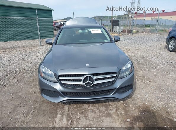 55SWF4KB2HU211453 2017 MERCEDES-BENZ C-CLASS Gray Vista del cuadro de instrumentos