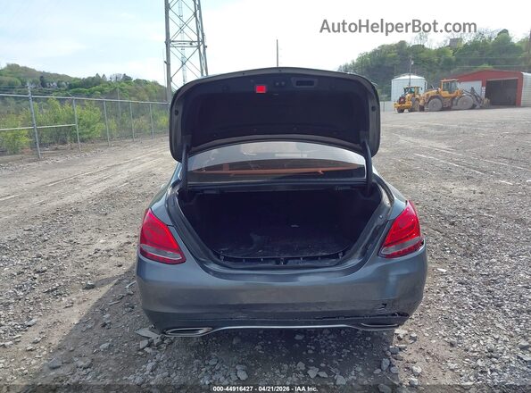 55SWF4KB2HU211453 2017 MERCEDES-BENZ C-CLASS Gray 
