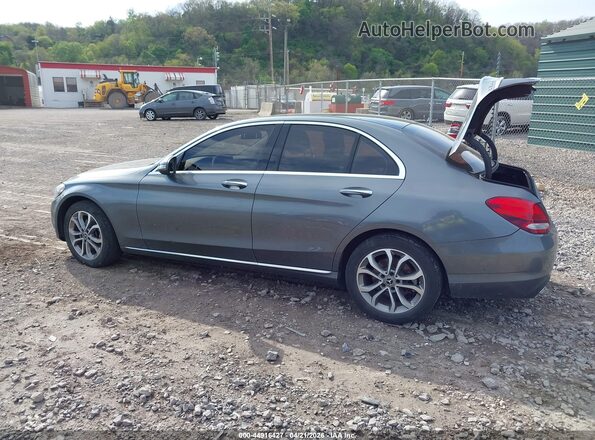 55SWF4KB2HU211453 2017 MERCEDES-BENZ C-CLASS Gray Vista interior de 360 grados