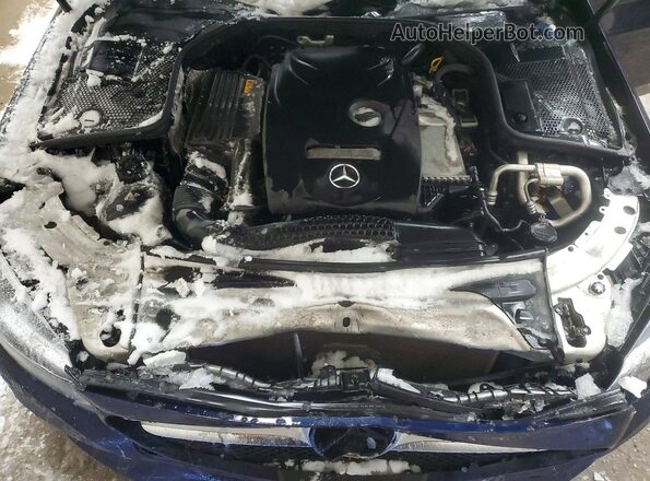 55SWF4KB2JU247200 2018 MERCEDES-BENZ C Blue Vista interior trasera