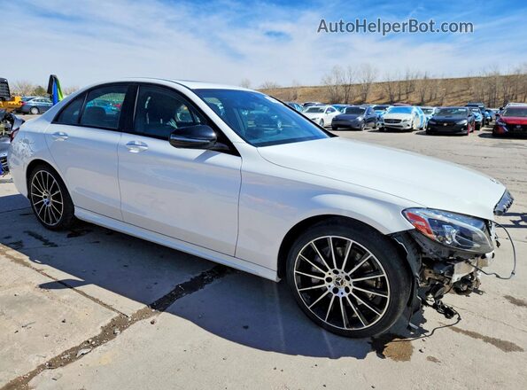 55SWF4KB2JU272923 2018 MERCEDES-BENZ C White Front right