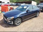 2016 Mercedes-benz C 300 4matic Blue vin: 55SWF4KB3GU128371