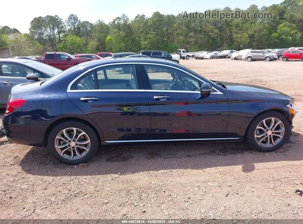55SWF4KB3GU128371 2016 MERCEDES-BENZ C-CLASS Blue 360 interior view