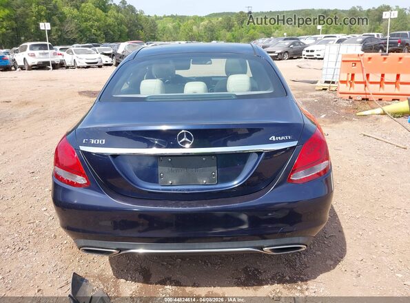 55SWF4KB3GU128371 2016 MERCEDES-BENZ C-CLASS Blue 