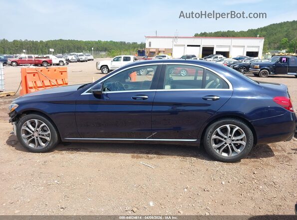 55SWF4KB3GU128371 2016 MERCEDES-BENZ C-CLASS Blue 