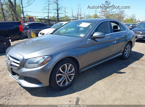 55SWF4KB3HU226656 2017 MERCEDES-BENZ C-CLASS Gray Vista frontal