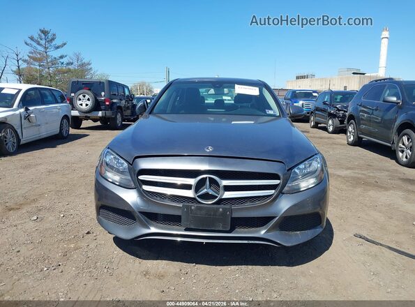 55SWF4KB3HU226656 2017 MERCEDES-BENZ C-CLASS Gray Vista del cuadro de instrumentos