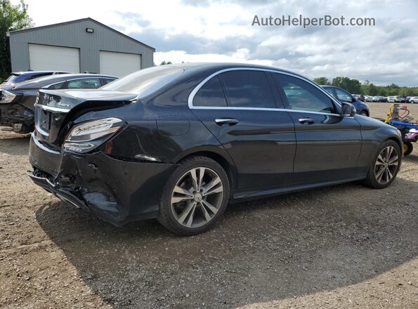 55SWF4KB3HU232926 2017 MERCEDES-BENZ C Black Հետևի աջ
