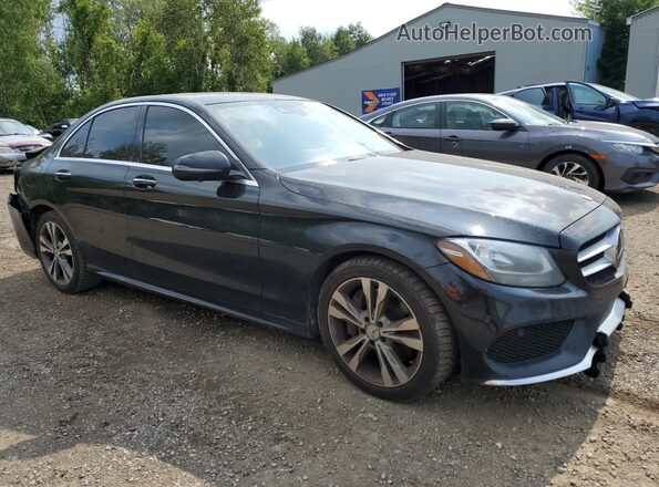 55SWF4KB3HU232926 2017 MERCEDES-BENZ C Black Առջևի աջ