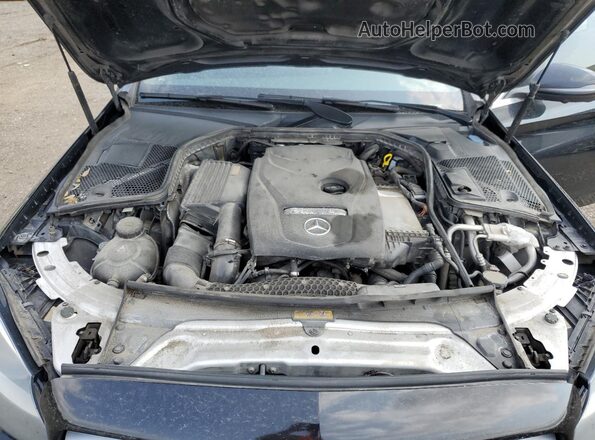 55SWF4KB3HU232926 2017 MERCEDES-BENZ C Black Սալոնի հետևի տեսք