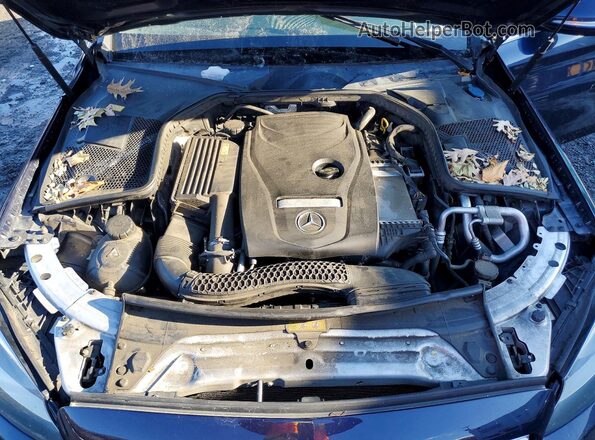 55SWF4KB4GU118044 2016 MERCEDES-BENZ C Blue Vista interior trasera