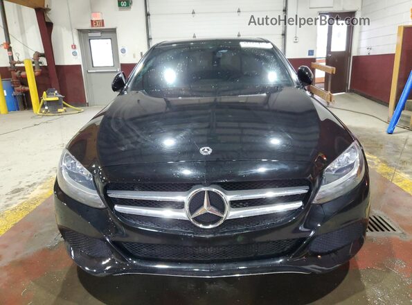 55SWF4KB4JU270302 2018 MERCEDES-BENZ C Black Widok wnętrza 360 stopni