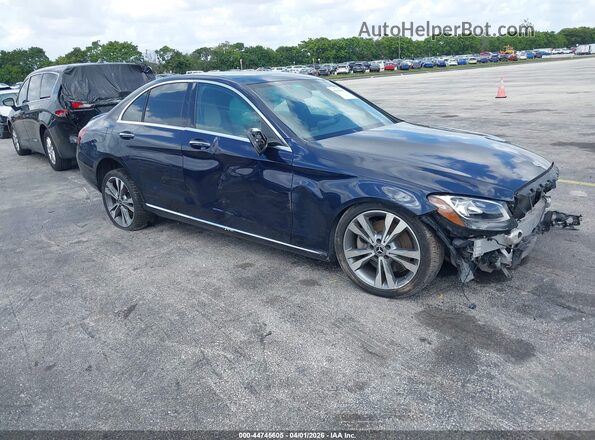 55SWF4KB4JU279274 2018 MERCEDES-BENZ C-CLASS Dark Blue Առջևի աջ