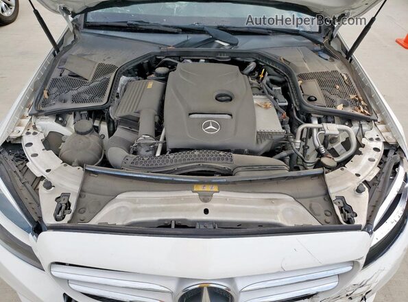 55SWF4KB5GU167625 2016 MERCEDES-BENZ C White Вид задньої частини салону