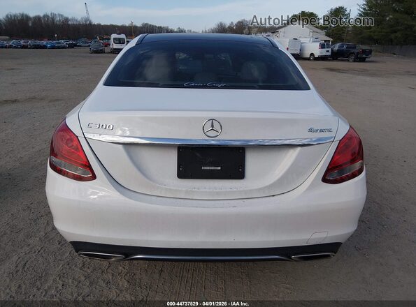 55SWF4KB6HU186959 2017 MERCEDES-BENZ C-CLASS Белый 