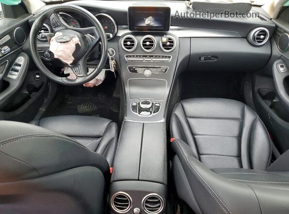 55SWF4KB6HU188324 2017 MERCEDES-BENZ C White Vista del salpicadero