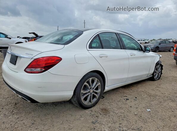 55SWF4KB6HU188324 2017 MERCEDES-BENZ C White Trasero derecho