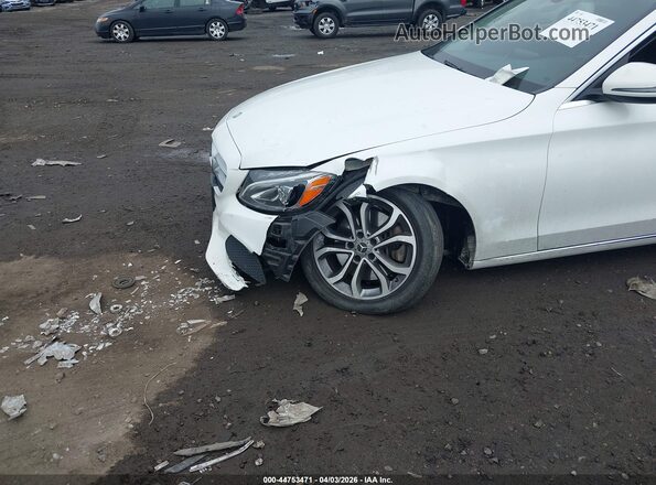 55SWF4KB6HU226120 2017 MERCEDES-BENZ C-CLASS White Դիմացի տեսք
