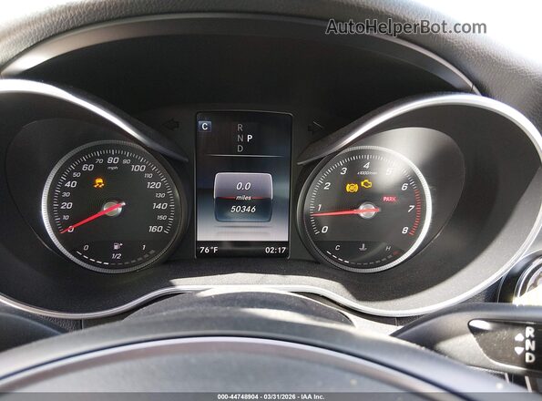 55SWF4KB6JU263898 2018 MERCEDES-BENZ C-CLASS Gray Vista de los asientos traseros