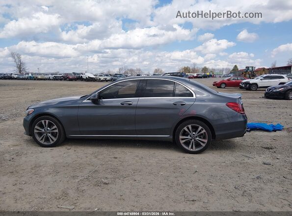 55SWF4KB6JU263898 2018 MERCEDES-BENZ C-CLASS Gray 