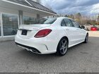 2016 Mercedes-benz C 300 Sport 4matic White vin: 55SWF4KB7GU116174