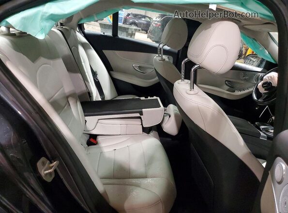 55SWF4KB7GU126414 2016 MERCEDES-BENZ C Gray Вид задніх сидінь