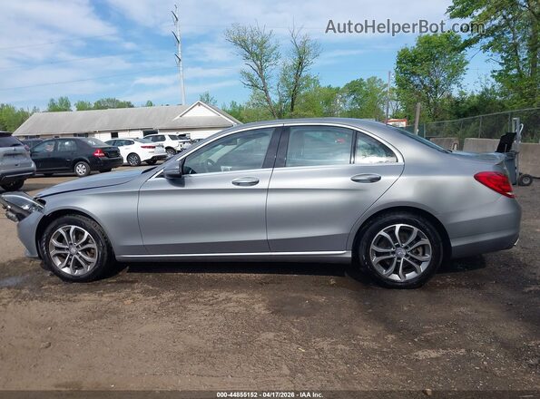 55SWF4KB7GU136988 2016 MERCEDES-BENZ C-CLASS Gray Панорамний вид салону 360°