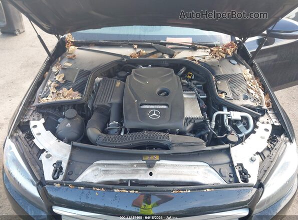 55SWF4KB8GU140127 2016 MERCEDES-BENZ C-CLASS Черный Вид сзади