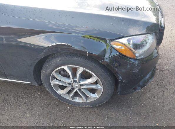 55SWF4KB8GU140127 2016 MERCEDES-BENZ C-CLASS Черный Вид спереди
