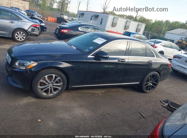 55SWF4KB8GU140127 2016 MERCEDES-BENZ C-CLASS Черный Вид задней части салона