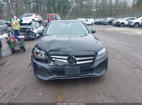 55SWF4KB8JU237268 2018 MERCEDES-BENZ C-CLASS Черный Вид щитка приборов