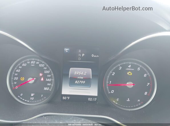 55SWF4KB8JU237268 2018 MERCEDES-BENZ C-CLASS Черный Вид задних сидений