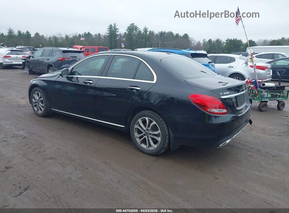 55SWF4KB8JU237268 2018 MERCEDES-BENZ C-CLASS Черный Задняя левая четверть