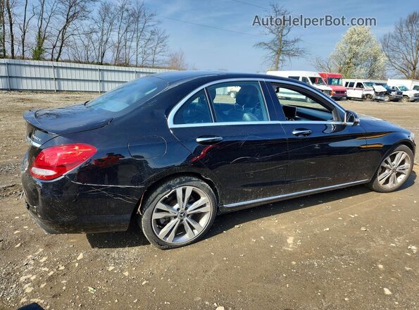 55SWF4KB8JU280380 2018 MERCEDES-BENZ C Black Rear right