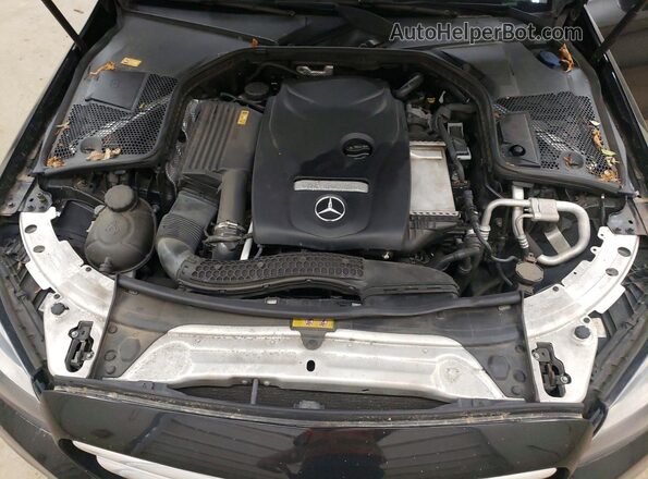 55SWF4KB9GU142582 2016 MERCEDES-BENZ C Black Вид задньої частини салону