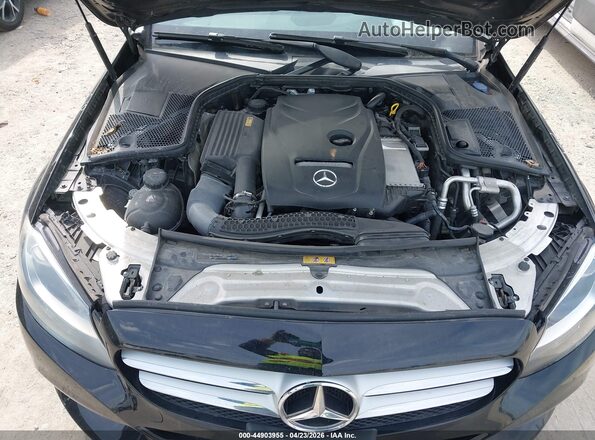 55SWF4KBXGU168432 2016 MERCEDES-BENZ C-CLASS Черный Вид сзади