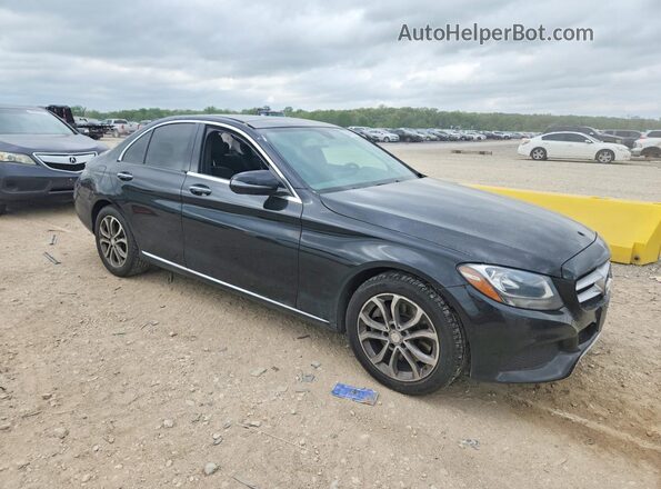 55SWF4KBXGU178197 2016 MERCEDES-BENZ C Black Передня права чверть