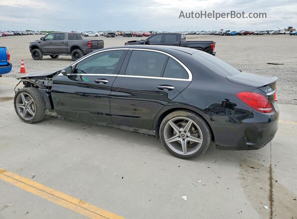 55SWF4KBXGU178538 2016 MERCEDES-BENZ C-CLASS Black Rear left