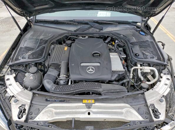 55SWF4KBXGU178538 2016 MERCEDES-BENZ C-CLASS Black Rear interior view
