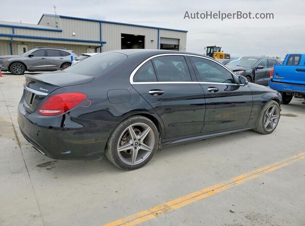 55SWF4KBXGU178538 2016 MERCEDES-BENZ C-CLASS Black Rear right