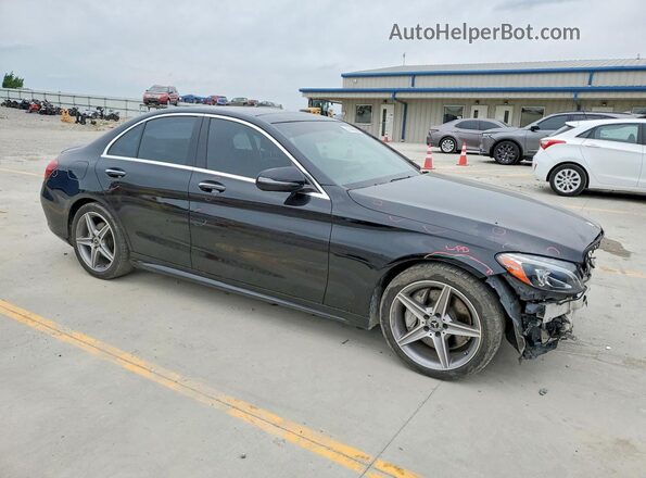 55SWF4KBXGU178538 2016 MERCEDES-BENZ C-CLASS Black Front right