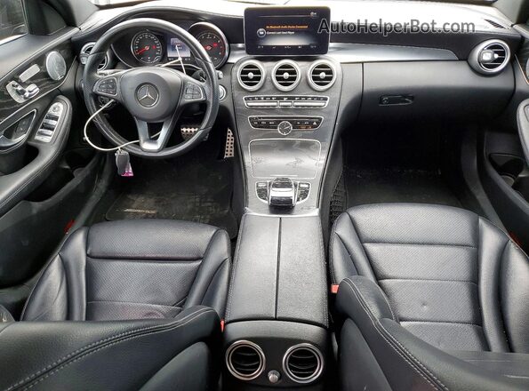 55SWF4KBXGU178538 2016 MERCEDES-BENZ C-CLASS Black Dashboard view
