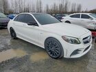 2019 Mercedes-benz C 43 Amg White vin: 55SWF6EB0KU308276