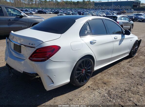 55SWF6EB1HU194054 2017 MERCEDES-BENZ AMG C 43 White Trasero derecho