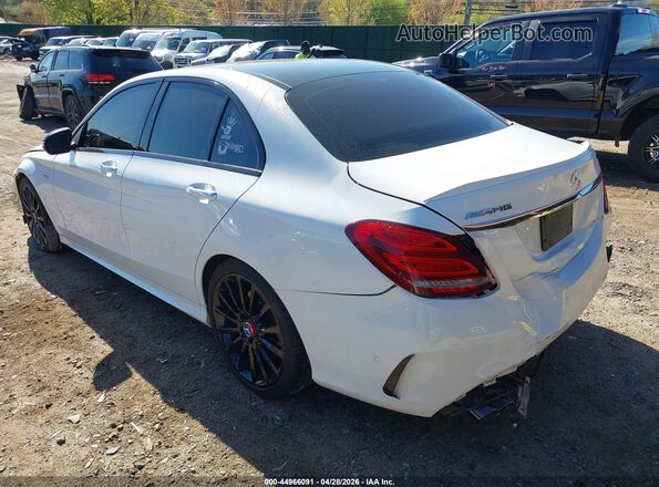 55SWF6EB1HU194054 2017 MERCEDES-BENZ AMG C 43 White Trasero izquierdo