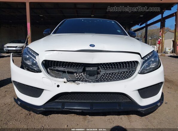55SWF6EB1HU194054 2017 MERCEDES-BENZ AMG C 43 White Vista del cuadro de instrumentos