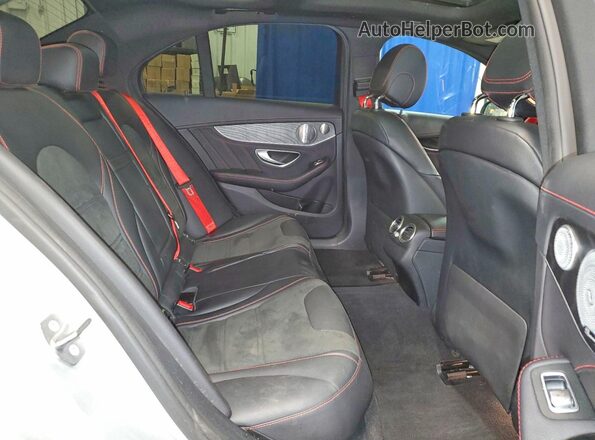 55SWF6EB1KU314393 2019 MERCEDES-BENZ AMG Silver Rear seats view