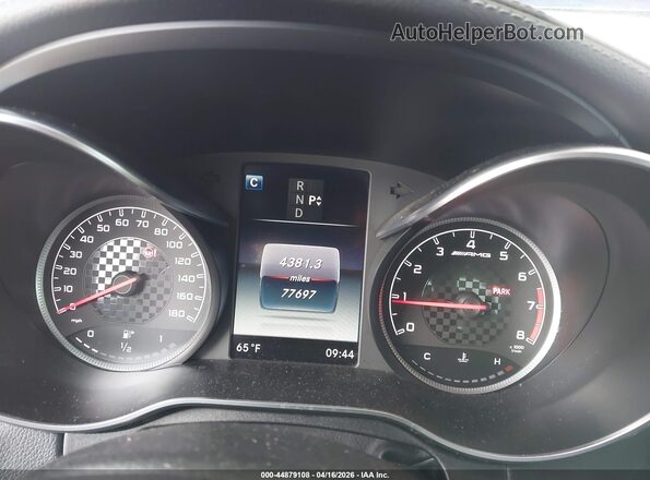 55SWF6EB2JU264571 2018 MERCEDES-BENZ AMG C 43 Blue უკანა სავარძლების ხედი