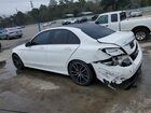 2019 Mercedes-benz C 43 Amg White vin: 55SWF6EB3KU300799